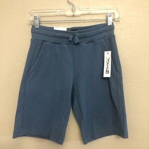 Joe's Slim Fit The Jogger Short Waffle Knit Kids Shorts Blue M (10-12)